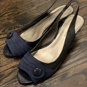Karen Scott Navy Blue Heels